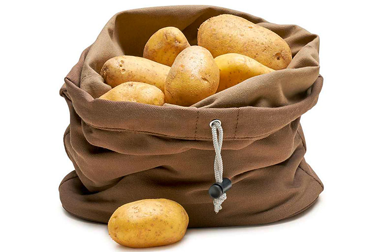 Kartoffeln mögens trocken, kühl und dunkel.