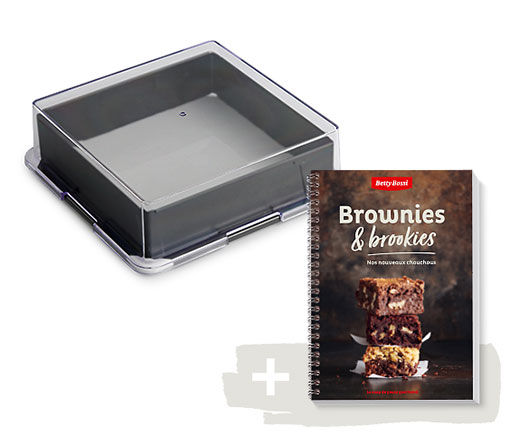 Brownies & brookies, livre + moule à brownies - combo