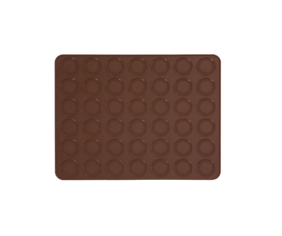 Wiederverwendbar Belmalia Macarons Backmatte aus Silikon für perfekte Makronen Blau Antihaft Silikonform