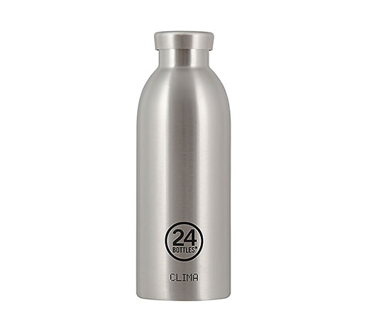 24 Bottles Thermosflasche Clima «Stahl» 0.5l