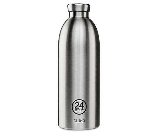 24 Bottles Thermosflasche Clima «Stahl» 0.85l