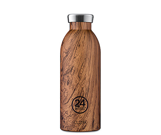24 Bottles Thermosflasche Clima «Holz» 0.5l