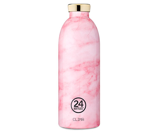 24 Bottles Thermosflasche Clima «Rosa Marmor» 0.85 l