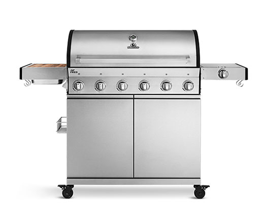Burnhard Gasgrill Fat FRED Deluxe, 6-Brenner