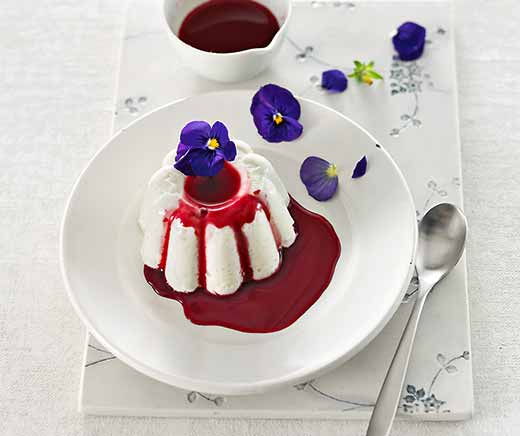 Danette Flan Vanille, Coulis Framboise - Bochri