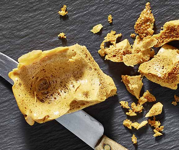 Caramel-Honig-Waben (Honeycomb)