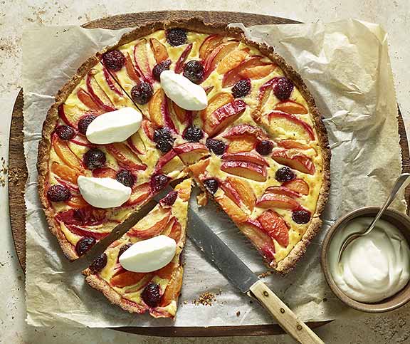 Tarte aux fruits sans gluten