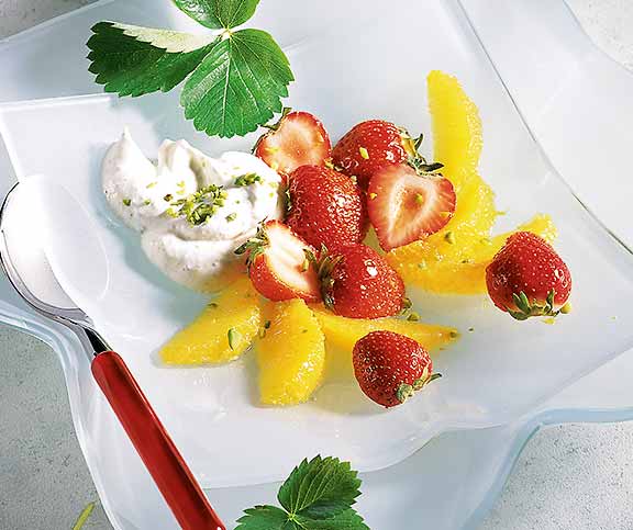 Marinierte Erdbeeren mit Orangen | Betty Bossi