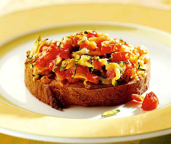 Toast Legumes Fromage Betty Bossi