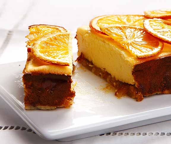 Cheesecake mit Orangen