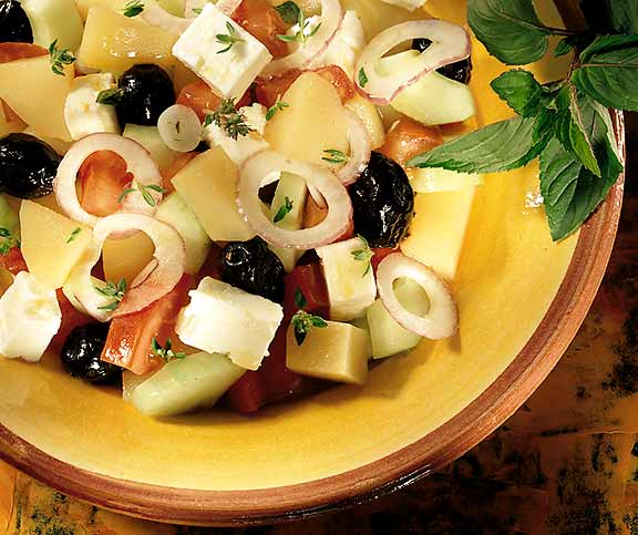 Salade Pommes De Terre à La Grecque