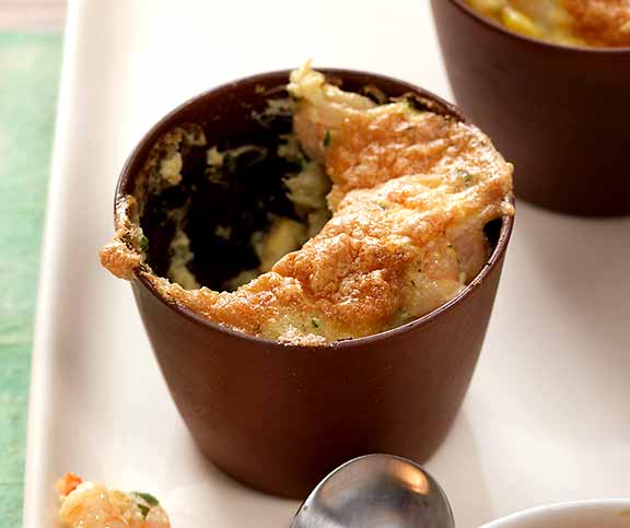 Souffles Aux Crevettes En Tasse Betty Bossi